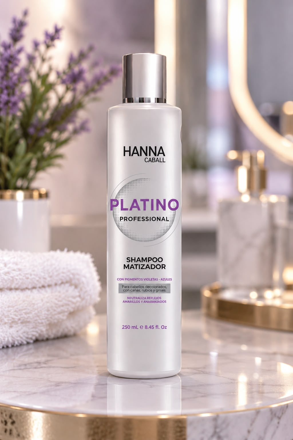 Shampoo Matizador Platino Hanna Caball 250 ml